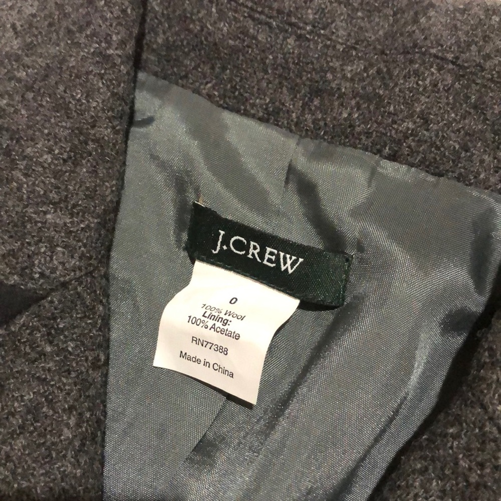 J Crew Grey Wool Jacket - Picture 5 of 5